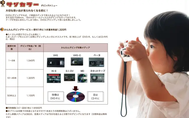 写真のサンカラー 公式サイトのトップページ